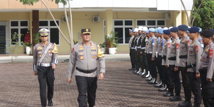 Wakapolda Bengkulu Pimpin Apel Gelar Pasukan Operasi Keselamatan Nala 2026