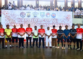 Kapolda Bengkulu Buka Kapolda Cup VII SANS (Satgas Anti Narkoba Sekolah ) Turnamen Futsal Tahun 2025