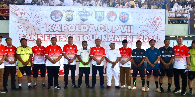 Kapolda Bengkulu Buka Kapolda Cup VII SANS (Satgas Anti Narkoba Sekolah ) Turnamen Futsal Tahun 2025