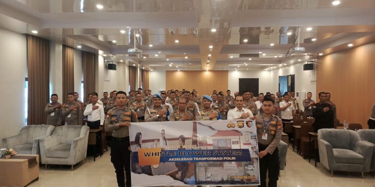 Bidpropam Polda Bengkulu Laksanakan Giat Sosialisasi Whistle Blower System dan SP4N LAPOR pada Personel Polda Bengkulu