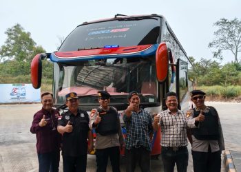 Antisipasi Kejahatan, Ditpamobvit Polda Bengkulu Patroli Dialogis Sisir Perbankan Hingga Terminal Bus