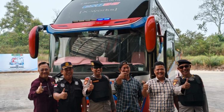 Antisipasi Kejahatan, Ditpamobvit Polda Bengkulu Patroli Dialogis Sisir Perbankan Hingga Terminal Bus