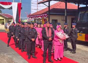 Dansat Brimob Polda Bengkulu Laksanakan Kunjungan Kerja ke Batalyon A Pelopor
