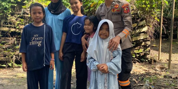 Polsatwa K-9 Polda Sumut Hadirkan Trauma Healing untuk Anak Korban Banjir di Batang Toru