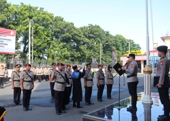 Kapolresta Bengkulu Pimpin Sertijab 4 Pejabat di Lingkungan Polresta Bengkulu