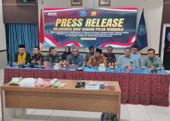 BNNP dan Brimob Bengkulu  Tangkap 3 Bandar Narkoba