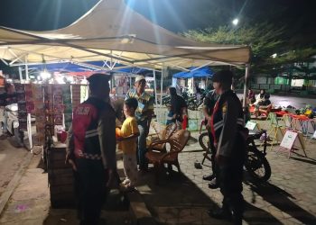 Polres Seluma Gelar Patroli Pamapta Gabungan, Sasar Alun-Alun hingga Simpang Enam Cegah 3C dan Premanisme