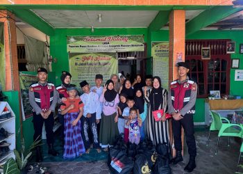 Ditsamapta Polda Bengkulu Berbagi Sembako di Hari Jumat Berkah ke Panti Asuhan