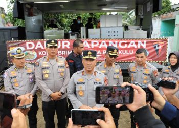 Kapolda Bengkulu Amankan Lokasi Bencana Gempa