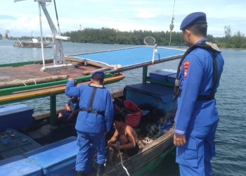 Ditpolairud Polda Bengkulu Patroli Perairan Teluk Sepang, Imbau Nelayan Waspada Cuaca Ekstrem