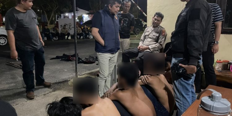 Cegah Gangguan Kamtibmas, Polresta Bengkulu Amankan Tujuh Remaja yang Diduga Terlibat Gangster