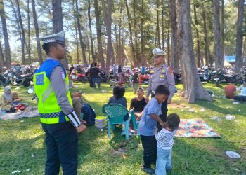 Polres Mukomuko Bersama Polsek Jajaran Perkuat Pengamanan dan Pelayanan di Objek Wisata Saat Idul Fitri 1447 H