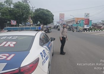 Ciptakan rasa nyaman dan aman, PJR Ditlantas Polda Bengkulu laksanakan patroli rutin