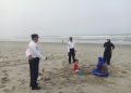Berikan Rasa Aman di Akhir Pekan, Subdit Wisata Ditpamobvit Polda Bengkulu Patroli Dialogis di Kawasan Pantai Panjang