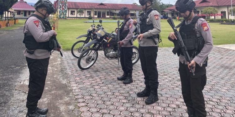 Brimob Polda Bengkulu Laksanakan Patroli KRYD dan Pemantauan Daerah Rawan Longsor di Kabupaten Rejang Lebong