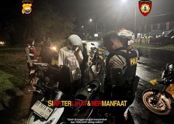 Ditsamapta Polda Bengkulu Gelar Patroli Perintis Presisi Cegah 3C di Wilayah Kota Bengkulu