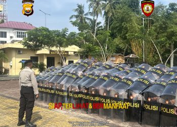 Personel Ditsamapta Polda Bengkulu Tingkatkan Kesiapsiagaan Melalui Latihan Dalmas