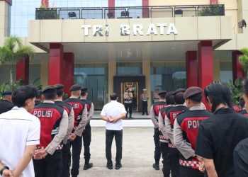 Karops Polda Bengkulu Selaku Karendalops Berikan Arahan pada Apel Personel Operasi Lilin Nala 2025