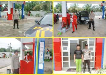 Polres Bengkulu Utara Laksanakan Patroli Monitoring SPBU