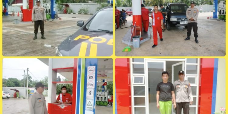 Polres Bengkulu Utara Laksanakan Patroli Monitoring SPBU