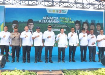 Kapolda Bengkulu Hadiri Kegiatan Senator Peduli Ketahanan Pangan oleh DPD RI di Subwil Barat I Bengkulu Tengah