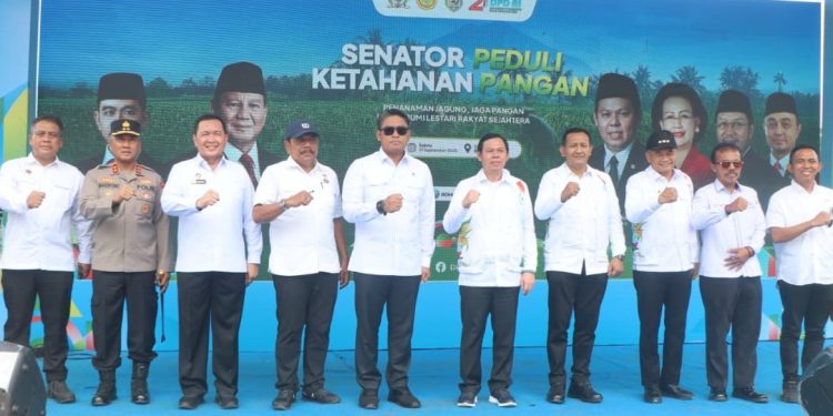 Kapolda Bengkulu Hadiri Kegiatan Senator Peduli Ketahanan Pangan oleh DPD RI di Subwil Barat I Bengkulu Tengah