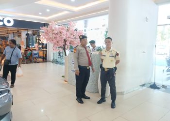 Ditpamobvit Polda Bengkulu Patroli Dialogis di Bengkulu Indah Mall, Himbau Security Tingkatkan Pelayanan dan Keamanan Pengunjung
