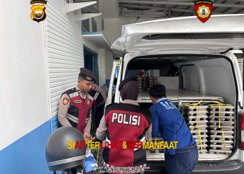 Ditsamapta Polda Bengkulu Laksanakan Patroli Dialogis dan Pengawalan Pendistribusian Makan Bergizi Gratis