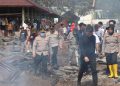 Kapolres Bengkulu Utara dan Bupati Turun Langsung, Kebakaran Hanguskan 17 Los Pasar Sidomukti