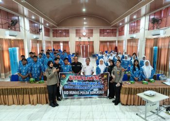 Tanamkan Etika Digital, Polda Bengkulu Sosialisasi Bijak Bermedsos di Kalangan Pelajar