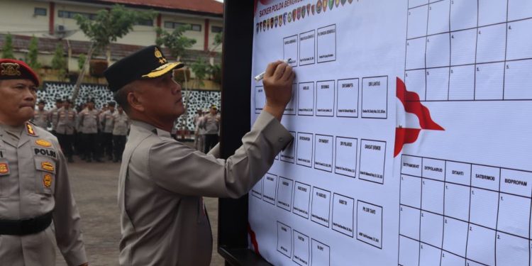 Kapolda Bengkulu Pimpin Deklarasi Penandatanganan Pakta Integritas Satker Bebas Narkoba Polda Bengkulu