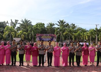 Kapolres Mukomuko Pimpin Serah Terima Jabatan Kapolsek Pondok Suguh dan Kapolsek Sungai Rumbai