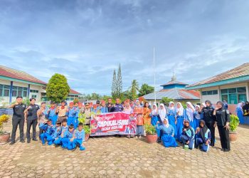 Bidhumas Polda Bengkulu Gelar Sosialisasi Stop Kenakalan Remaja Di SMP Negeri 6 Kota Bengkulu