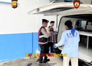 Personel Ditsamapta Polda Bengkulu Kawal Distribusi Makanan Bergizi ke Sekolah, Pastikan Program MBG Aman dan Tepat Sasaran