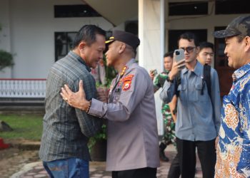Wakapolda Bengkulu Antar Kepulangan Panglima Kopassus di Bandara Fatmawati Soekarno