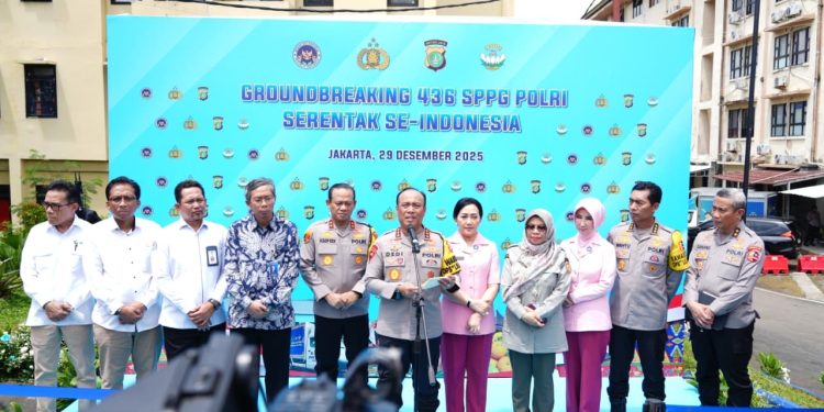 Polri Groundbreaking 436 SPPG Serentak, Tegaskan Komitmen Dukung Program Gizi Nasional