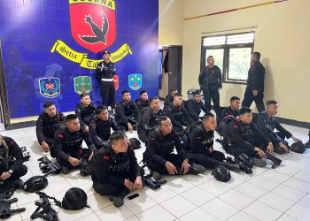 Detasemen Gegana Satbrimob Polda Bengkulu Laksanakan Pemberian Materi Anti Anarkis