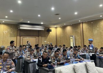 Bidpropam Polda Bengkulu Laksanakan Giat Sosialisasi Whistle Blower System dan SP4N LAPOR pada Personel Sie Propam Polres Jajaran