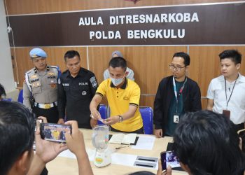Langkah Tegas Penegakan Hukum, Polda Bengkulu Musnahkan Barang Bukti Narkotika
