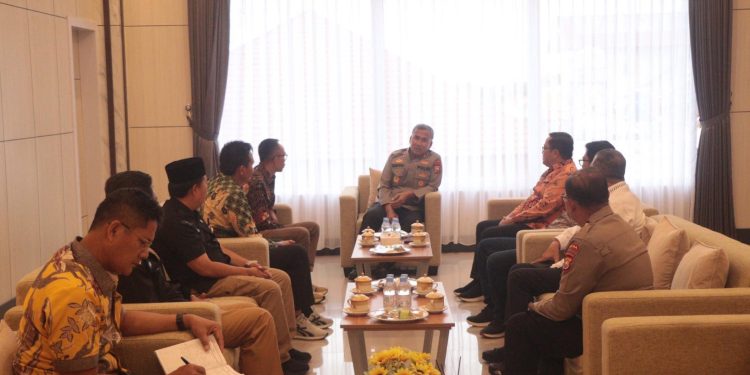 Kapolda Bengkulu Terima Audiensi KPU Terkait Pemungutan Suara Ulang (PSU)