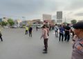 Polresta Bengkulu Kawal Aksi Simbolik BEM SI di Simpang Lima, Berlangsung Aman dan Kondusif