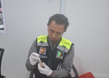 Tim Food Safety Biddokkes Polda Bengkulu Lakukan Pemeriksaan Makanan di Dapur MBG SPPG Polda Bengkulu Kel. Kandang