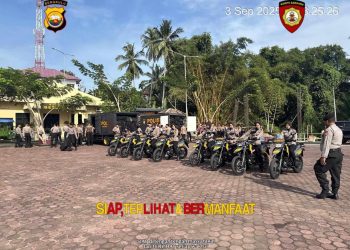 Polwan Ditsamapta Polda Bengkulu Tingkatkan Kemampuan dengan Latihan Kendaraan Raimas Patroli