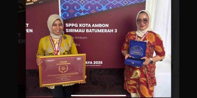 SPPG Polda Maluku Raih Penghargaan SPPG Inspiradaya 2025, Perkuat Komitmen Pemberdayaan dan Keamanan Pangan Berbasis Komunitas