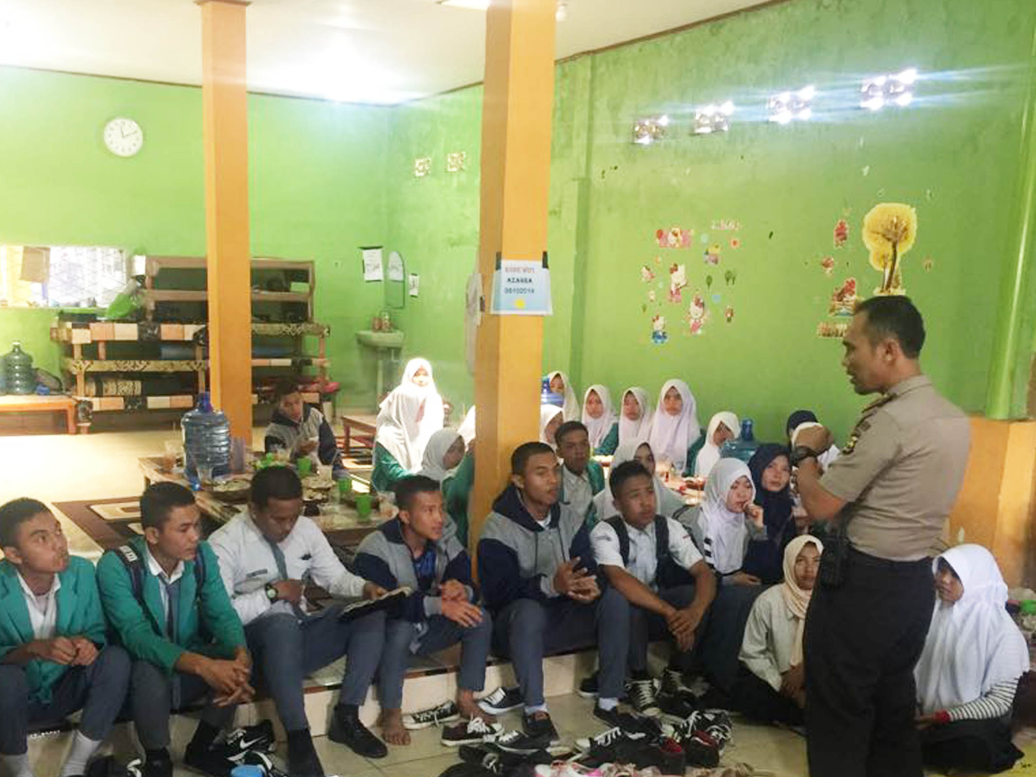 Operasi Bina Kusuma 2017, Polres Kepahiang Bina Pelajar Yang Nongkrong Di Warung