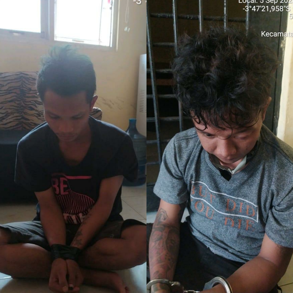 Polres Bengkulu Amankan 2 Pemuda Tsk Pencurian