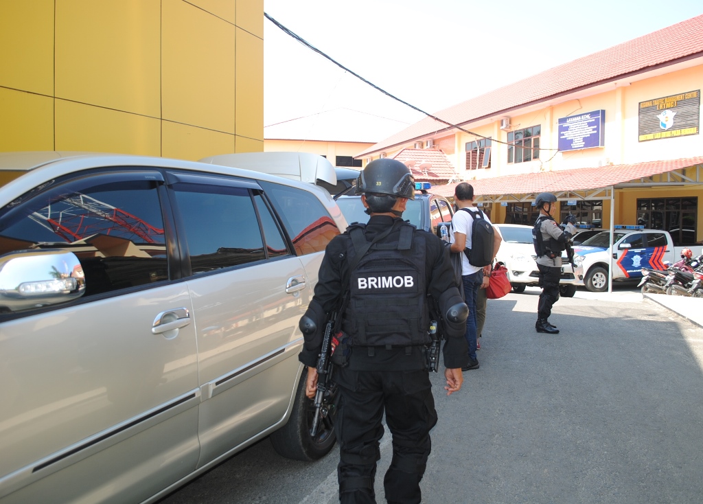 Rekonstruksi Gubernur Nonaktif Bengkulu Selesai, Polda Bengkulu Tarik Pasukan Pengamanan