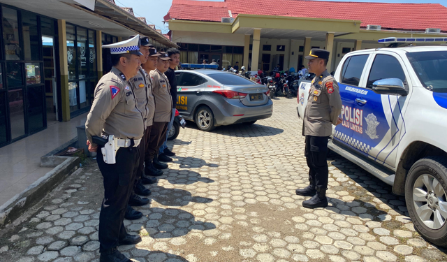 Satgas OMP Nala 2024 Melaksanakan Pengamanan Kampanye Salah Satu Paslon di hotel Madiara Mukomuko