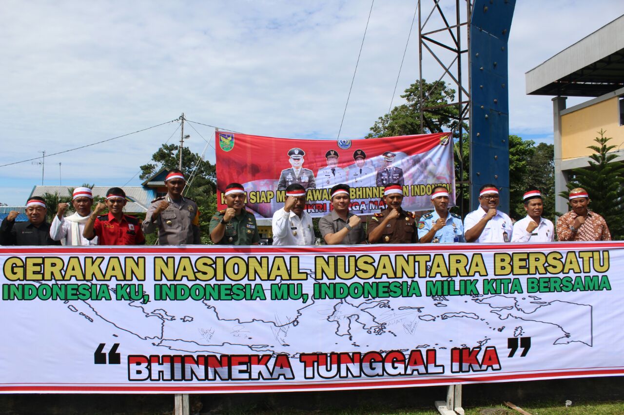 Aksi Gerakan Nusantara Bersatu Polres BU