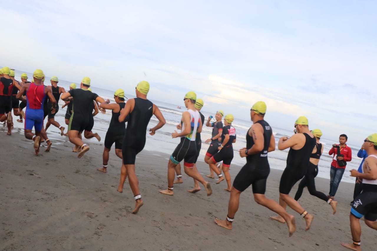 Triathlon Bengkulu 2018, 250 Personil Polri Jamin Keamanan
